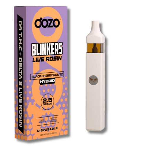 Dozo Delta 9 + Delta 8 Live Rosin Disposable 2.5 Grams - Black Cherry Runtz